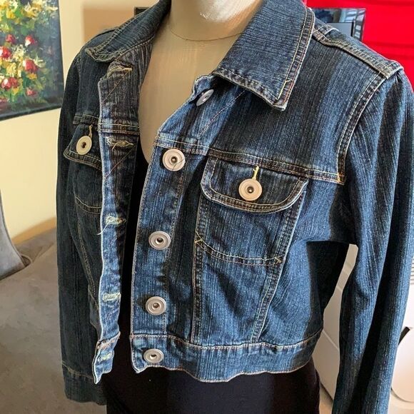 Cropped denim jacket - Medium - Picture 1 of 5